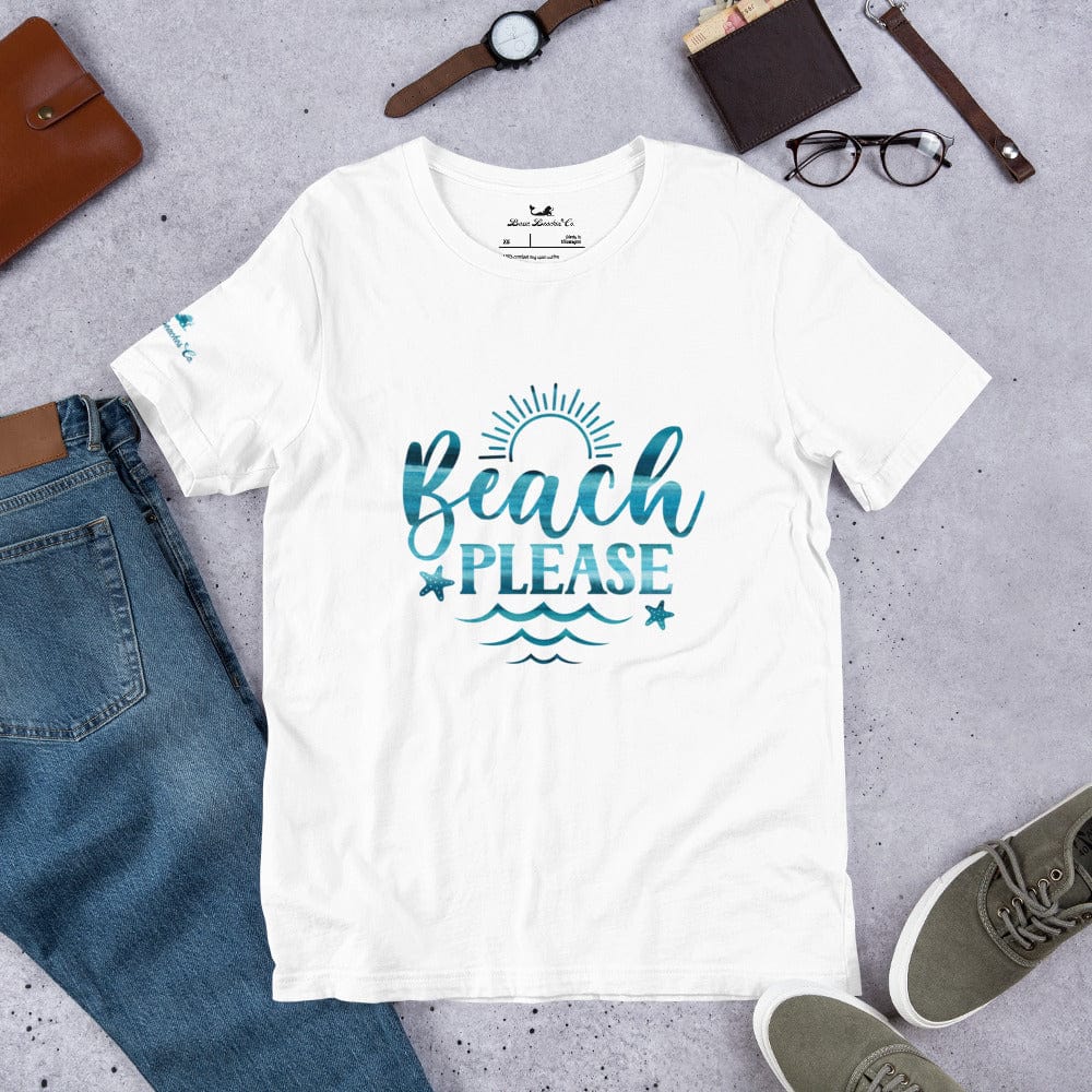 Basic Beaches Collective White / XS Beach Please t-shirt Beach Please t-shirt