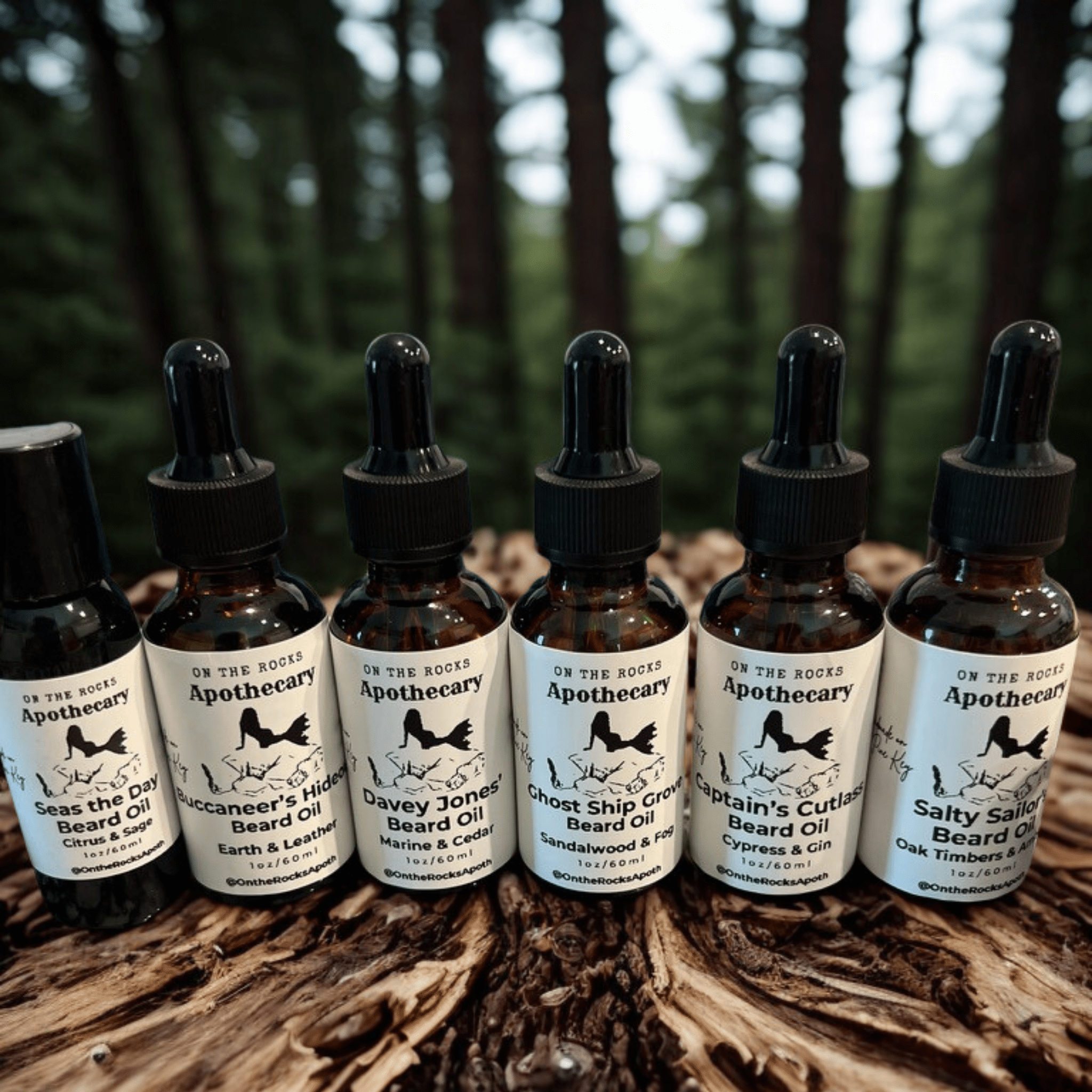 On The Rocks Apothecary Men Handcrafted Beard Oil Handcrafted Beard Oil