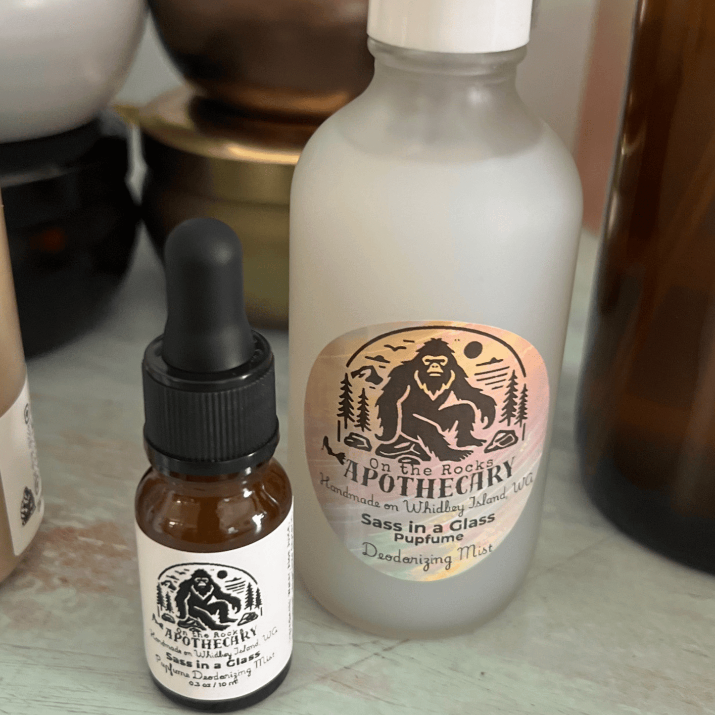 On The Rocks Apothecary Pet Grooming Sass in a Glass - PupFume Sass in a Glass - PupFume