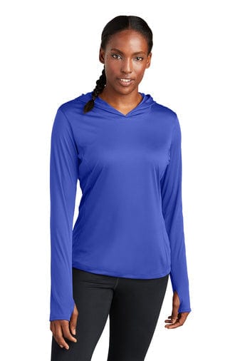 ReelSkinz SPF LONG-SLEEVE XS / Royal Blue - No Logos Ladies Performance Hoodie Ladies Performance Hoodie