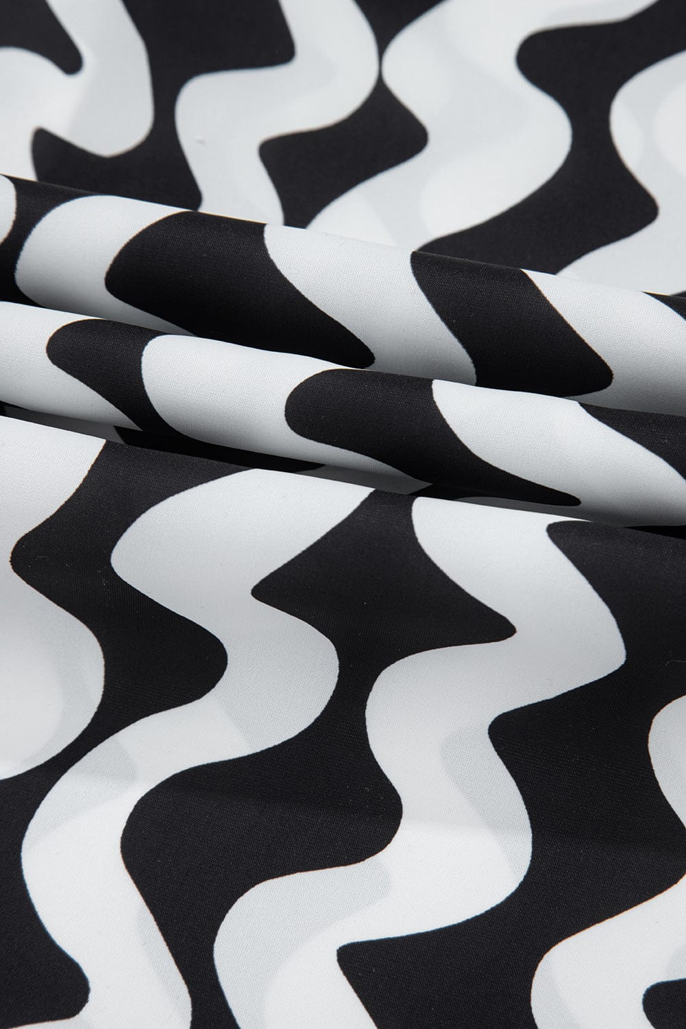 Trendsi Button Down Contrast Striped Cover-Up Button Down Contrast Striped Cover-Up