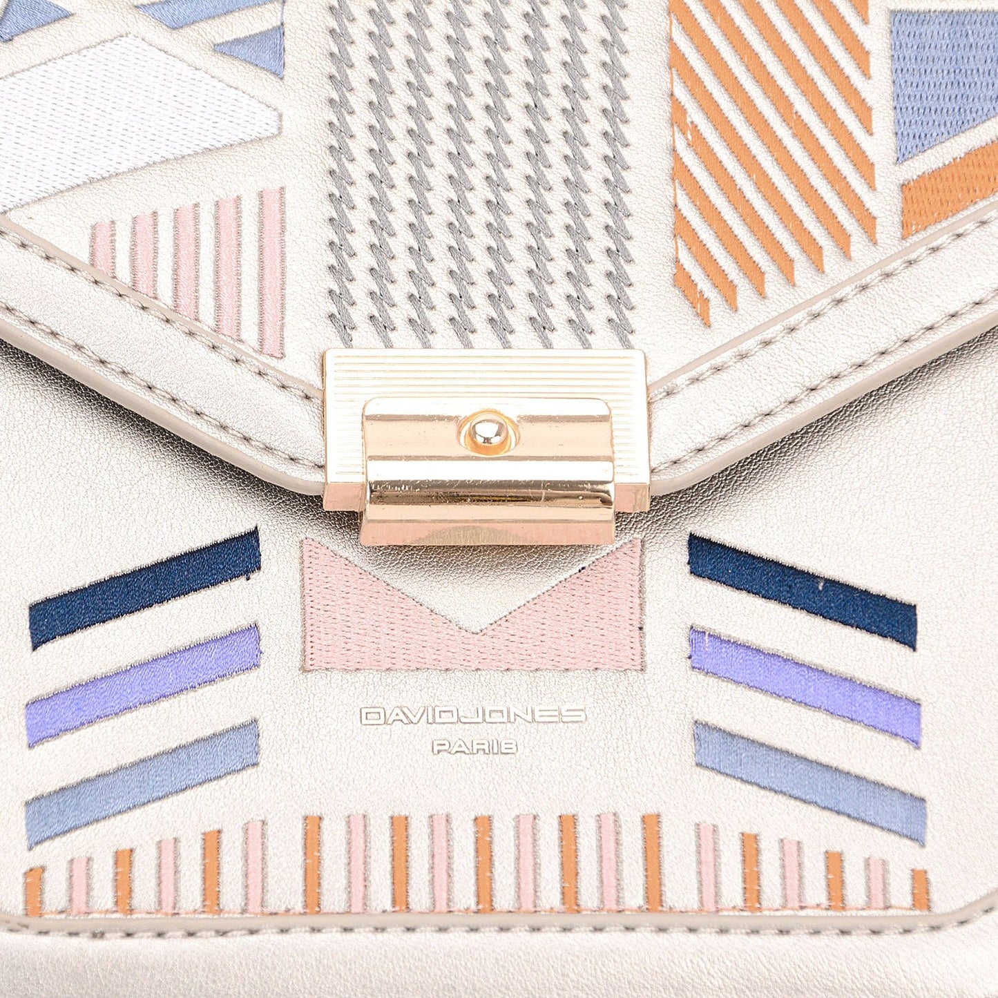 Trendsi David Jones Geometric Print Crossbody Bag David Jones Geometric Print Crossbody Bag