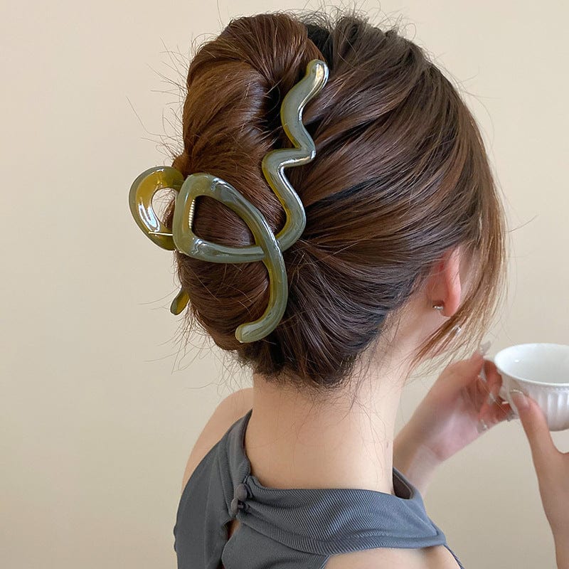 Trendsi Fall Acrylic Hair Claw Clip Acrylic Hair Claw Clip