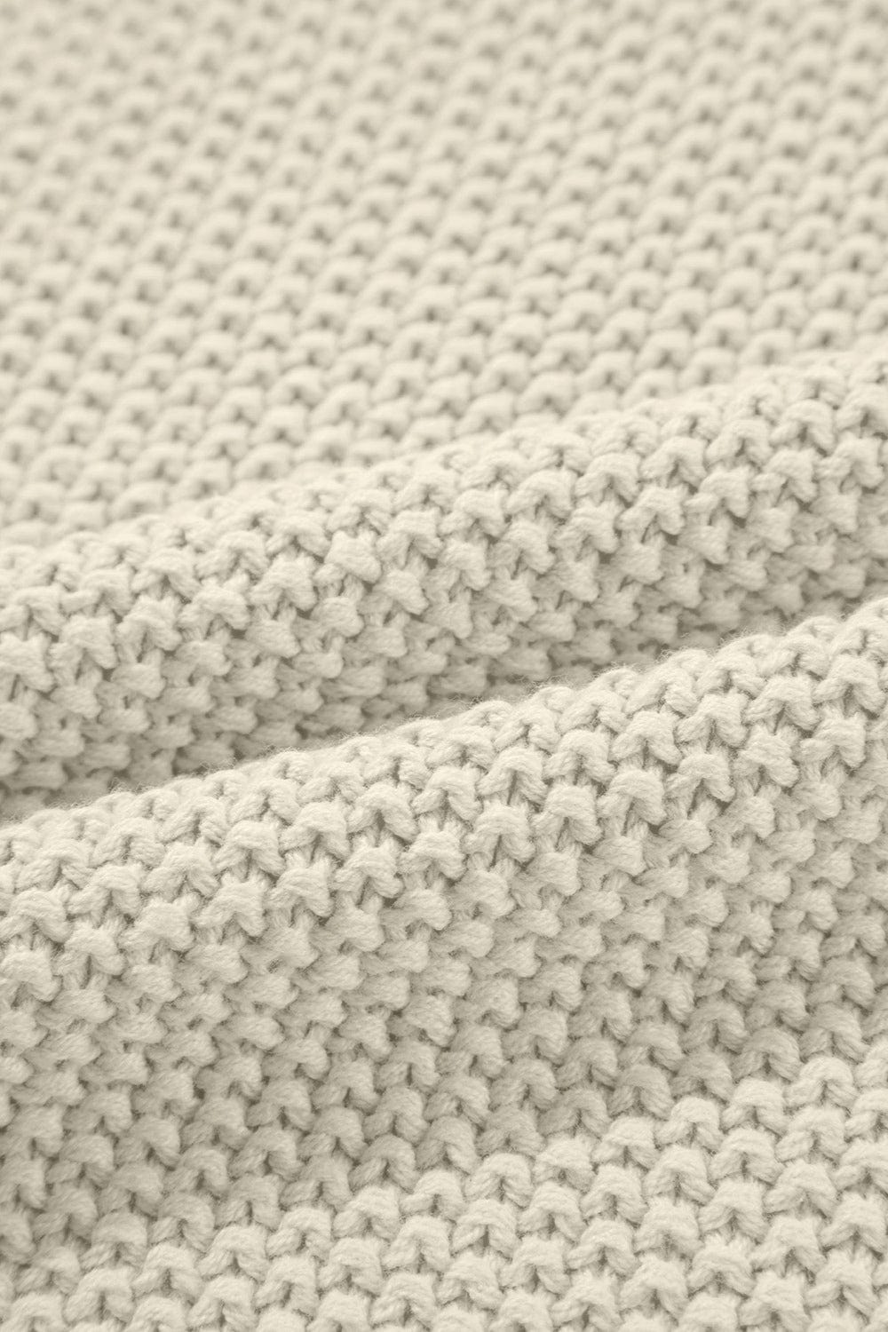 Trendsi Fall Turtleneck Cap Sleeve Sweater Turtleneck Cap Sleeve Sweater