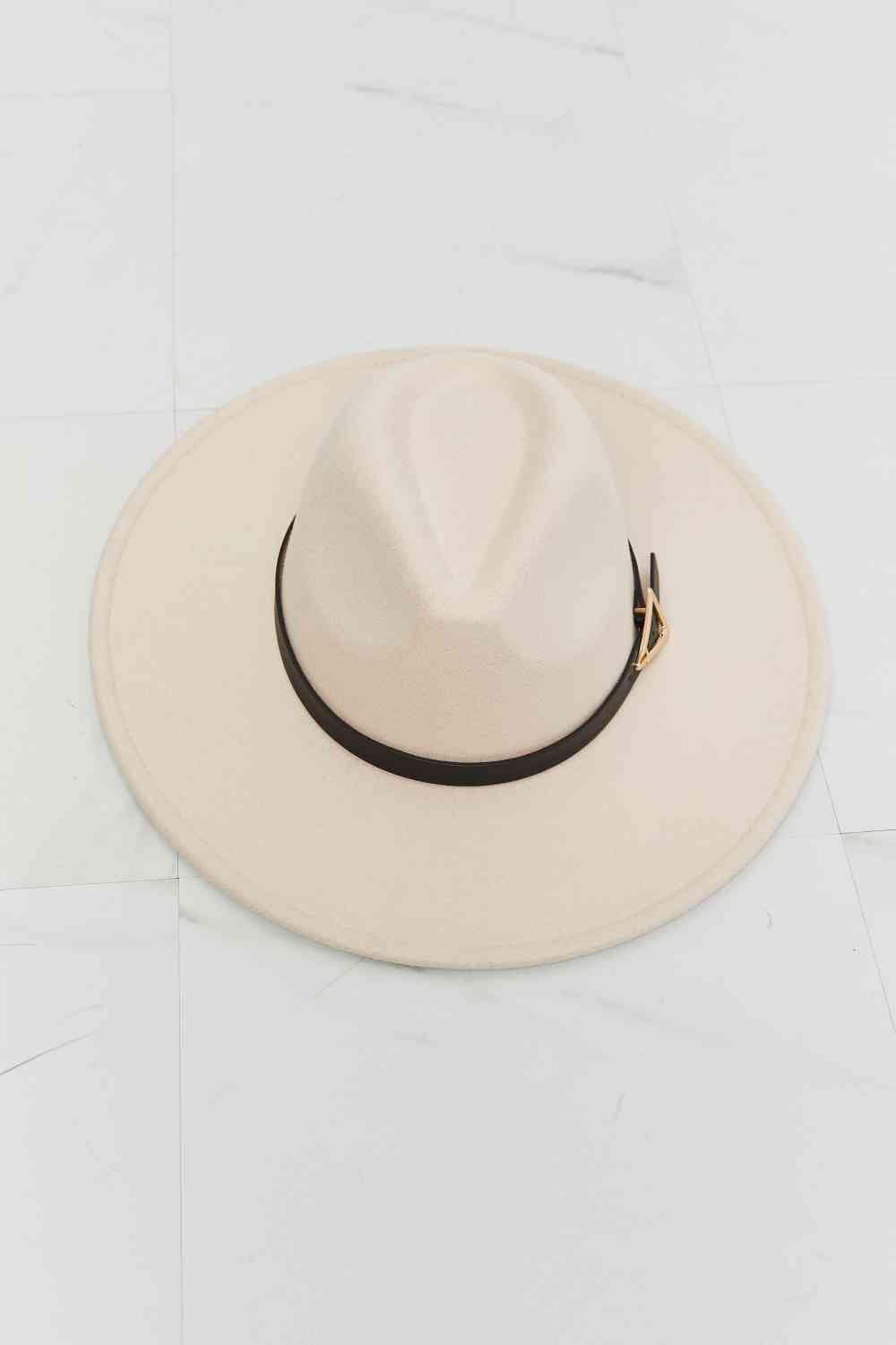 Basic Beaches Collective Beige / One Size Fame Ride Along Fedora Hat Fame Ride Along Fedora Hat