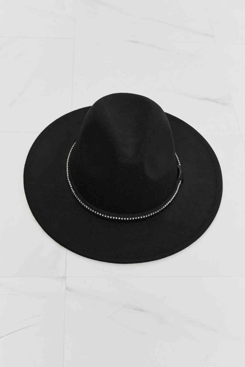 Trendsi Black / One Size Fame Bring It Back Fedora Hat Fame Bring It Back Fedora Hat