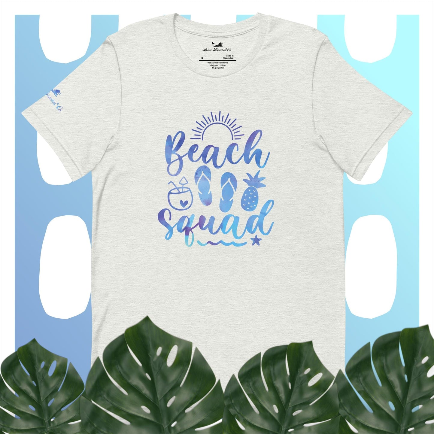 Basic Beaches Collective Ash / S Beach Squad t-shirt Beach Squad t-shirt