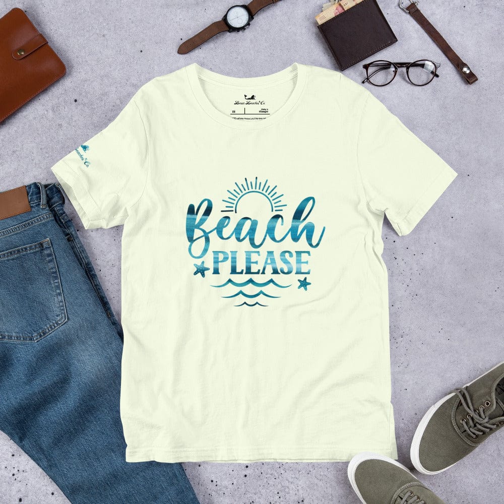 Basic Beaches Collective Citron / XS Beach Please t-shirt Beach Please t-shirt