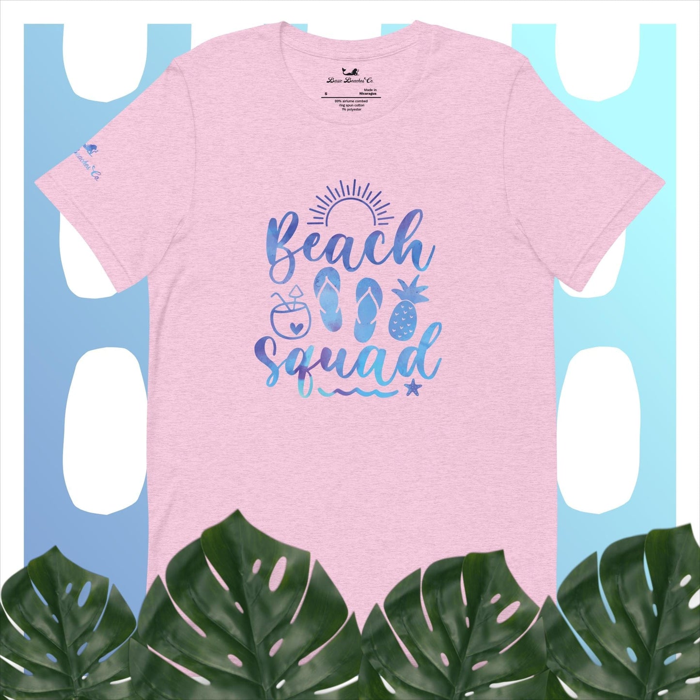 Basic Beaches Collective Heather Prism Lilac / S Beach Squad t-shirt Beach Squad t-shirt
