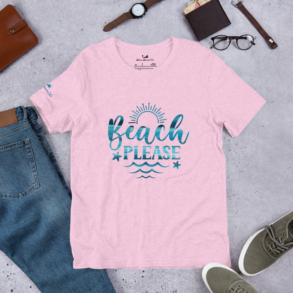 Basic Beaches Collective Heather Prism Lilac / XS Beach Please t-shirt Beach Please t-shirt