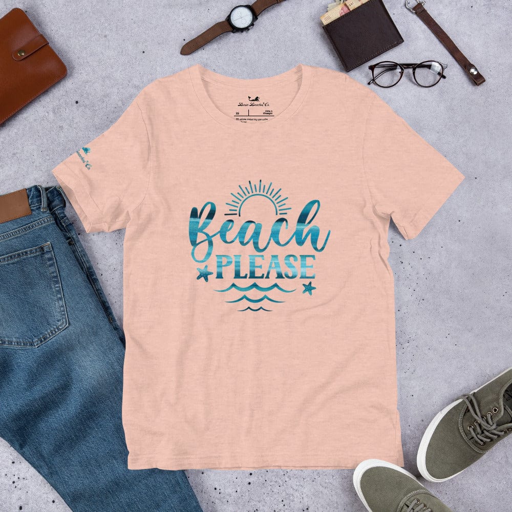 Basic Beaches Collective Heather Prism Peach / XS Beach Please t-shirt Beach Please t-shirt
