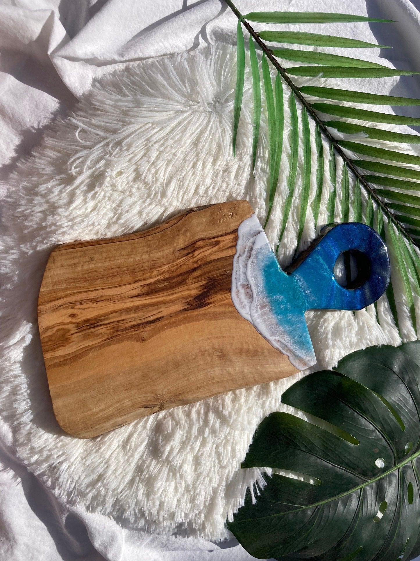 Basic Beaches Collective Ocean Charcuterie Board, Resin Charcuterie Board, Ocean Waves Cutting Board, Nautical Cheese Serving Tray, Beach House Decor Gift Ocean Charcuterie Board, Resin Charcuterie Board, Ocean Waves Cutting Board, Nautical Cheese Serving Tray, Beach House Decor Gift