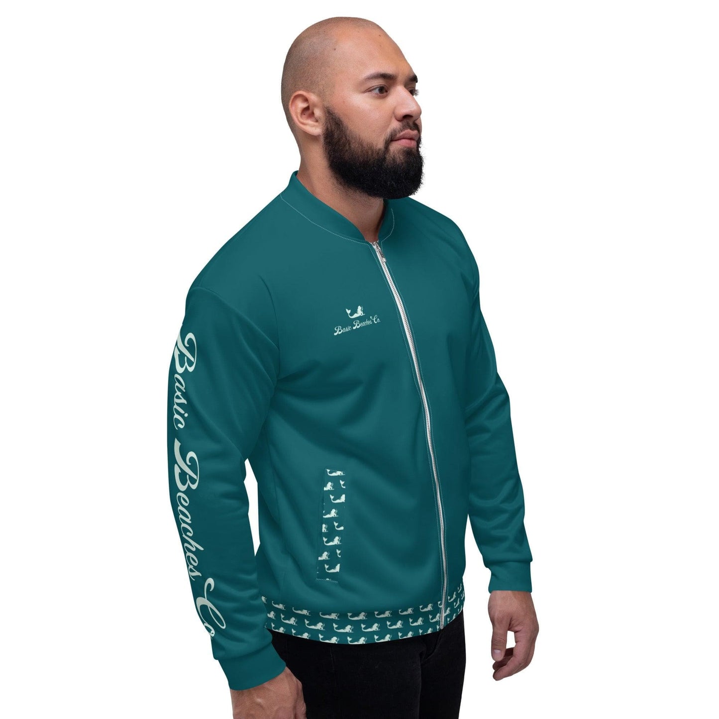 Basic Beaches Collective Tropic Like It's Hot Unisex Bomber Jacket Tropic Like It's Hot Unisex Bomber Jacket