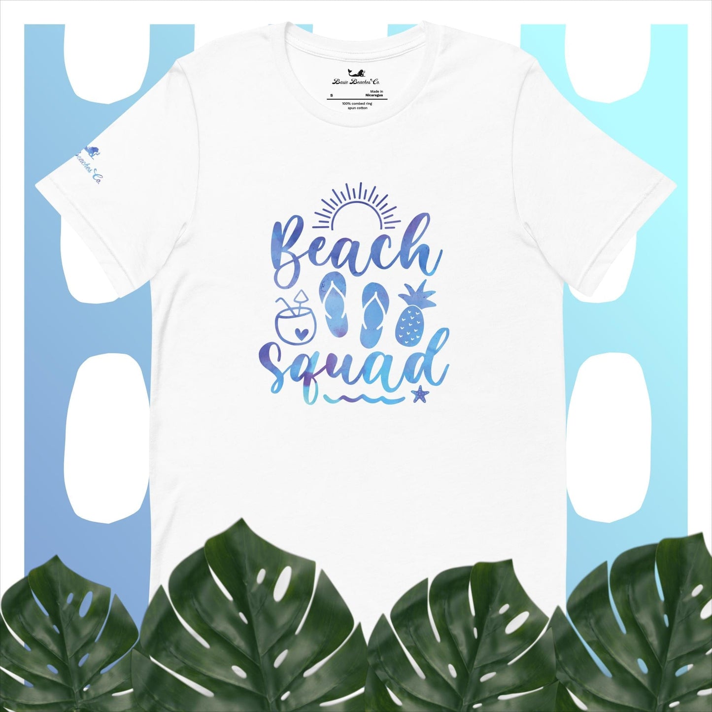 Basic Beaches Collective White / S Beach Squad t-shirt Beach Squad t-shirt