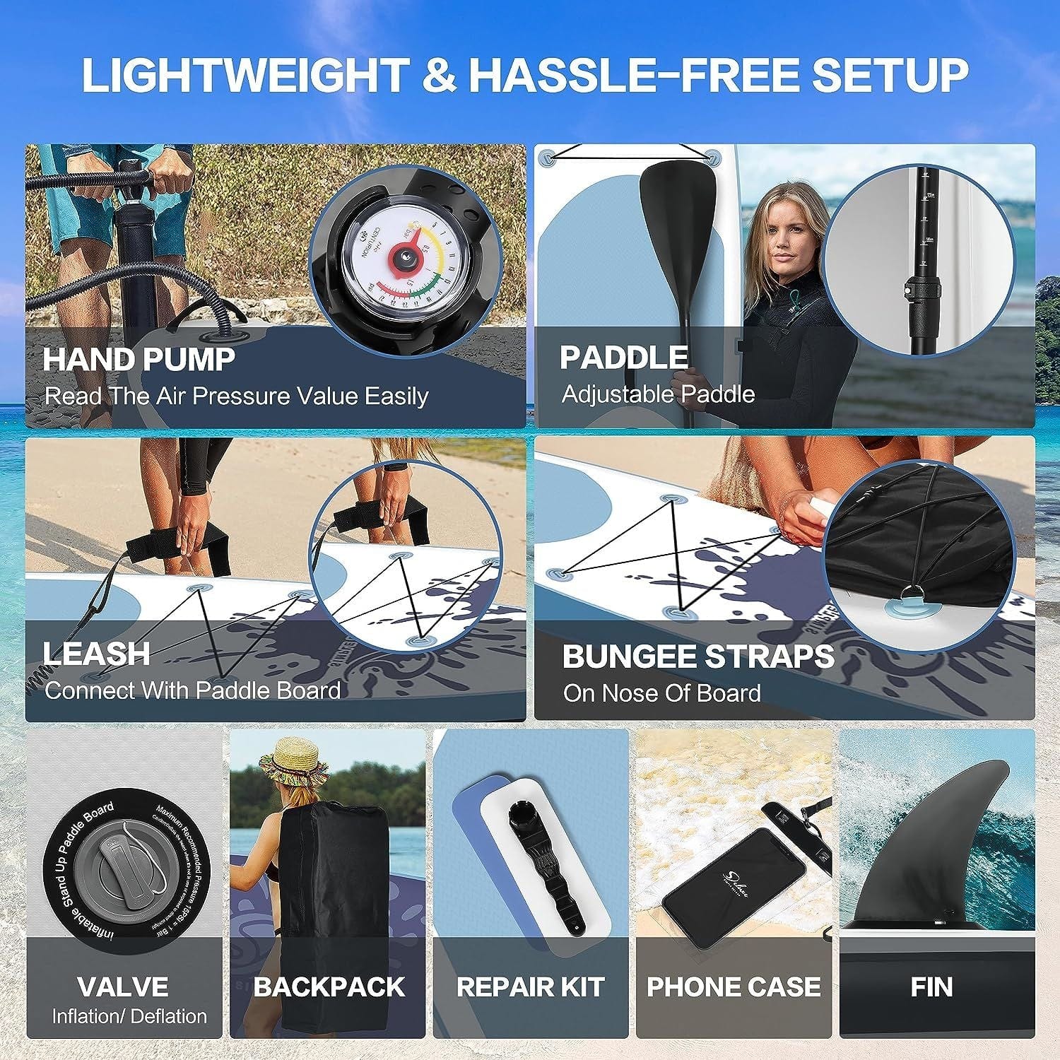 Doba as Pic Inflatable Stand Up Paddle Board – Simple Deluxe Premium SUP for All Skill Levels, Pink Paddle Boards for Adults & Youth, Blow Up Stand-Up Paddleboards with Accessories & Backpack, Surf Control Inflatable Stand Up Paddle Board – Simple Deluxe Premium SUP for All Skill Levels, Pink Paddle Boards for Adults & Youth, Blow Up Stand-Up Paddleboards with Accessories & Backpack, Surf Control