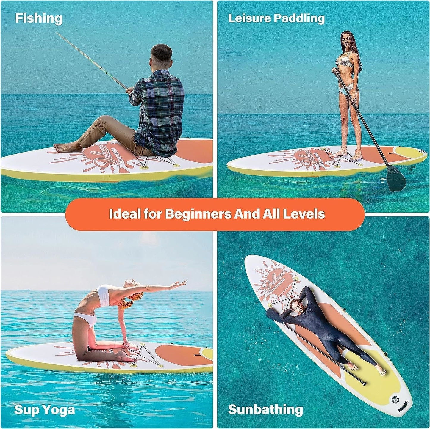 Doba as Pic Inflatable Stand Up Paddle Board – Simple Deluxe Premium SUP for All Skill Levels, Pink Paddle Boards for Adults & Youth, Blow Up Stand-Up Paddleboards with Accessories & Backpack, Surf Control Inflatable Stand Up Paddle Board – Simple Deluxe Premium SUP for All Skill Levels, Pink Paddle Boards for Adults & Youth, Blow Up Stand-Up Paddleboards with Accessories & Backpack, Surf Control