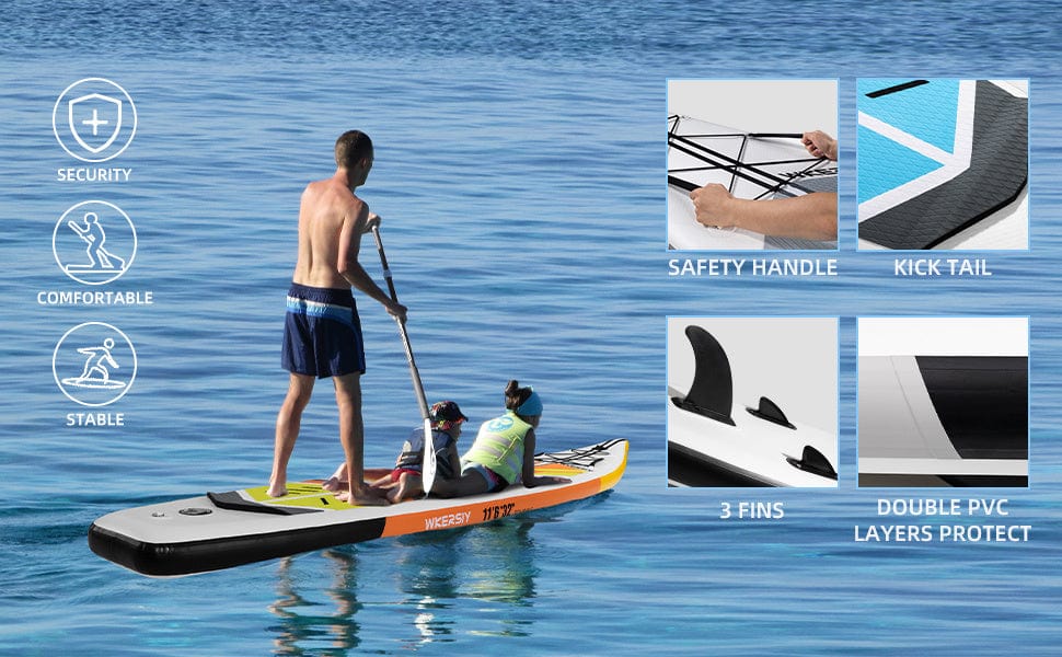 Doba Blue inflatable paddle board 12'6 touring Sup including sup paddle, paddleboard backpack, pump, leash inflatable paddle board 12'6 touring Sup including sup paddle, paddleboard backpack, pump, leash