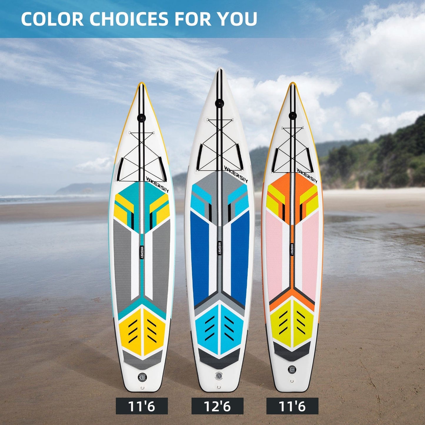 Doba Blue inflatable paddle board 12'6 touring Sup including sup paddle, paddleboard backpack, pump, leash inflatable paddle board 12'6 touring Sup including sup paddle, paddleboard backpack, pump, leash