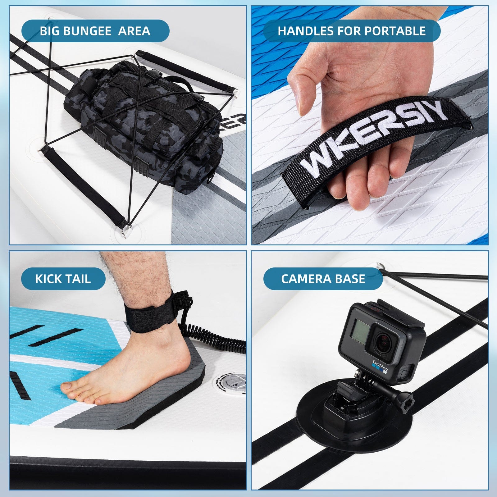 Doba Blue inflatable paddle board 12'6 touring Sup including sup paddle, paddleboard backpack, pump, leash inflatable paddle board 12'6 touring Sup including sup paddle, paddleboard backpack, pump, leash