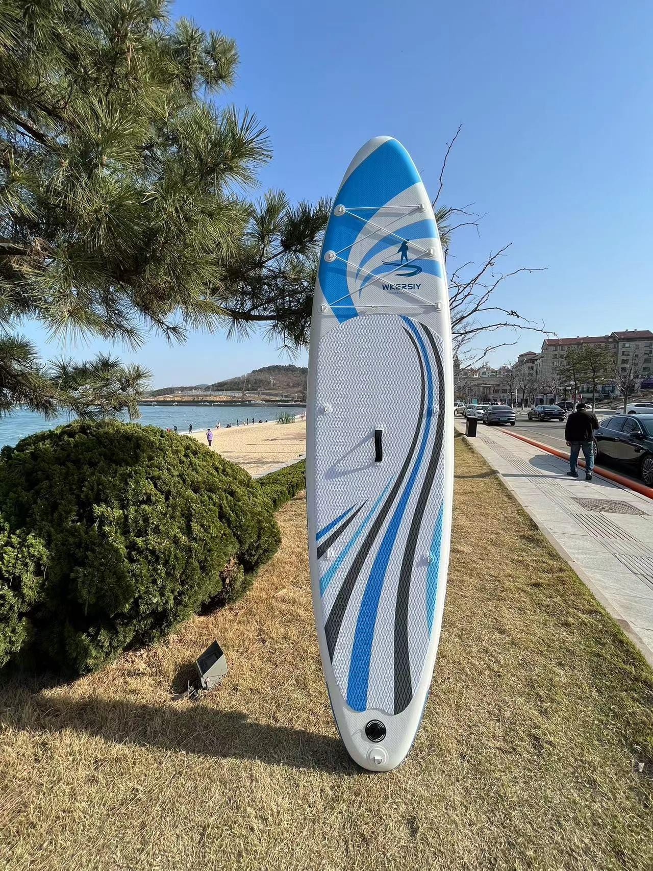 Doba grey inflatable paddle board 11'  Sup including sup paddle, paddleboard backpack, pump, leash inflatable paddle board 11'  Sup including sup paddle, paddleboard backpack, pump, leash