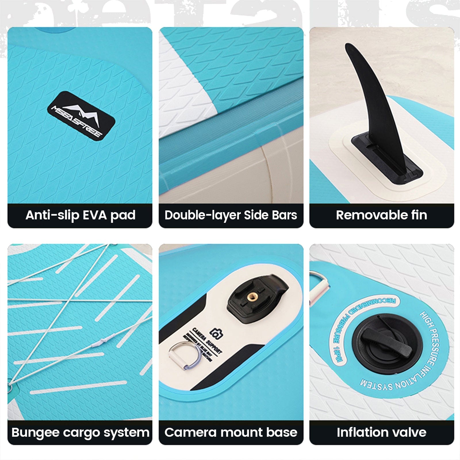 Doba Inflatable Stand Up Paddle Board with Premium iSUP Bundle Accessory Pack, Durable, Lightweight with Stable Wide Stance - SUP for All Skill Levels Inflatable Stand Up Paddle Board with Premium iSUP Bundle Accessory Pack, Durable, Lightweight with Stable Wide Stance - SUP for All Skill Levels