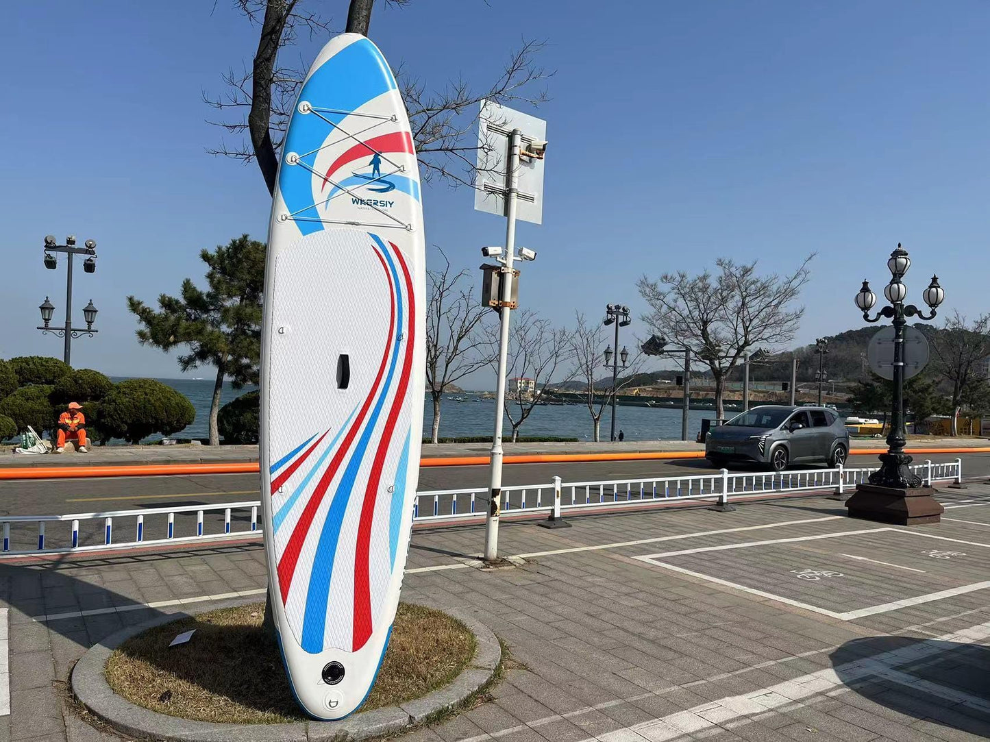 Doba red inflatable paddle board 11'  Sup including sup paddle, paddleboard backpack, pump, leash inflatable paddle board 11'  Sup including sup paddle, paddleboard backpack, pump, leash