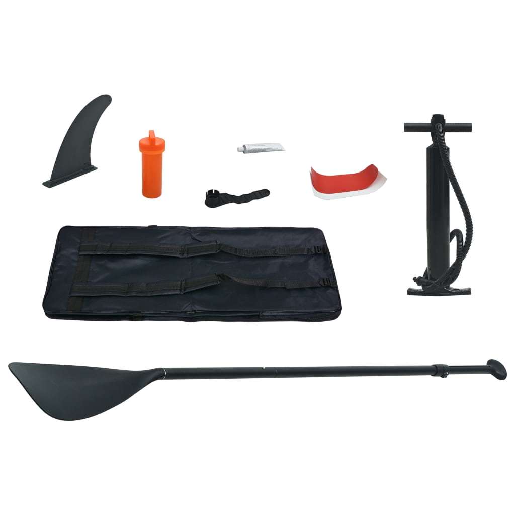 Doba Red Stand Up Paddle Board Set SUP Surfboard Inflatable Red and White Stand Up Paddle Board Set SUP Surfboard Inflatable Red and White