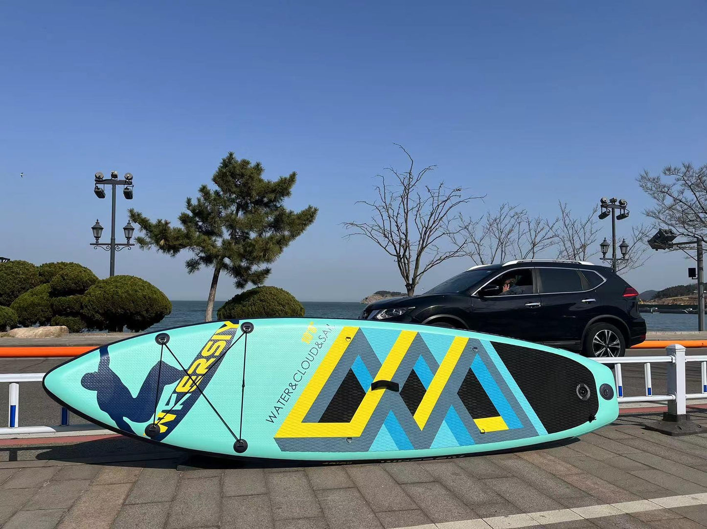 Doba Sport Mint Green inflatable paddle board 10'6 including sup paddle, paddleboard backpack, pump, leash inflatable paddle board 10'6 including sup paddle, paddleboard backpack, pump, leash