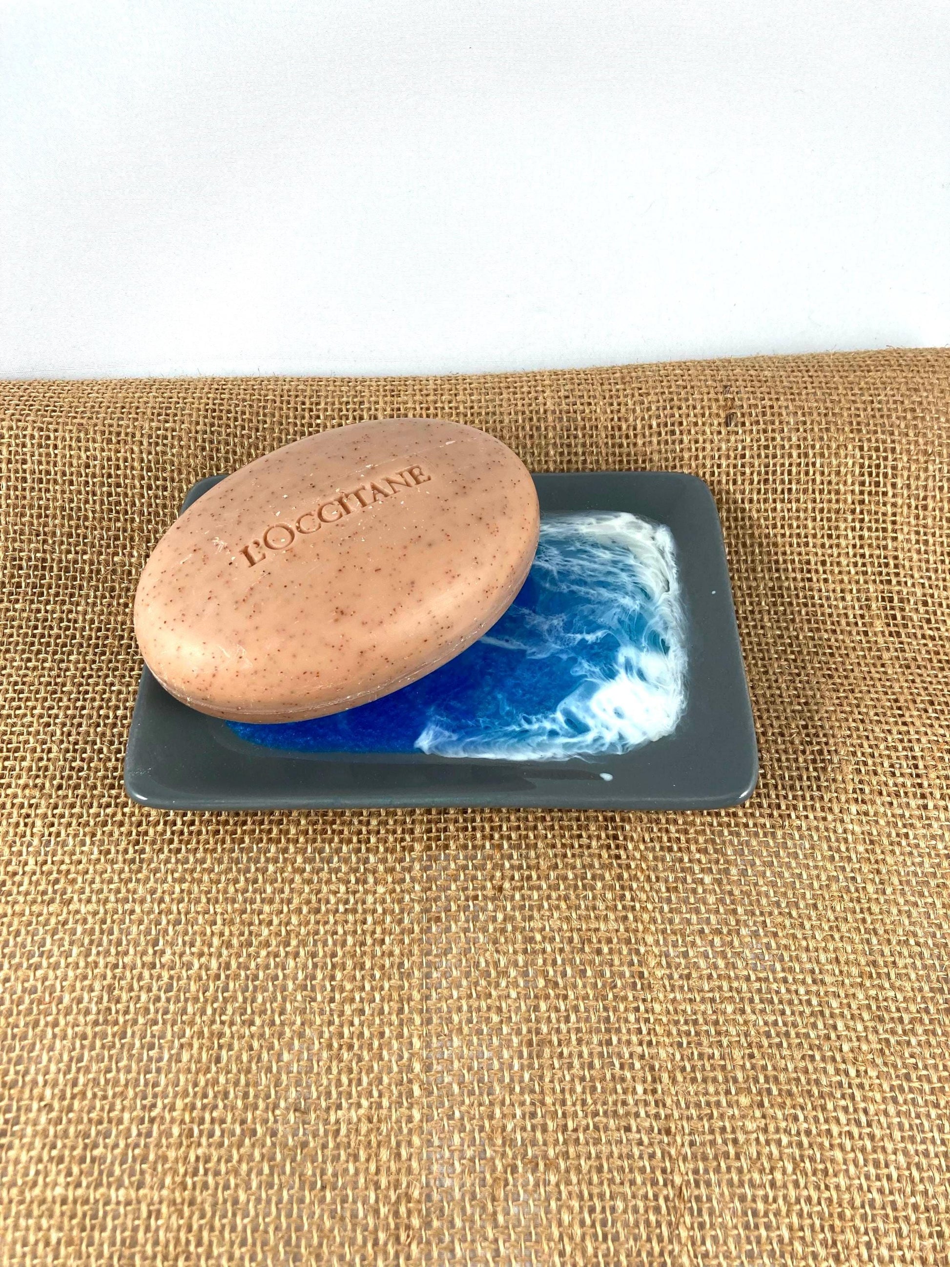 Ocean Tide Resin Ceramic Soap, Jewelry, Trinket, Dish