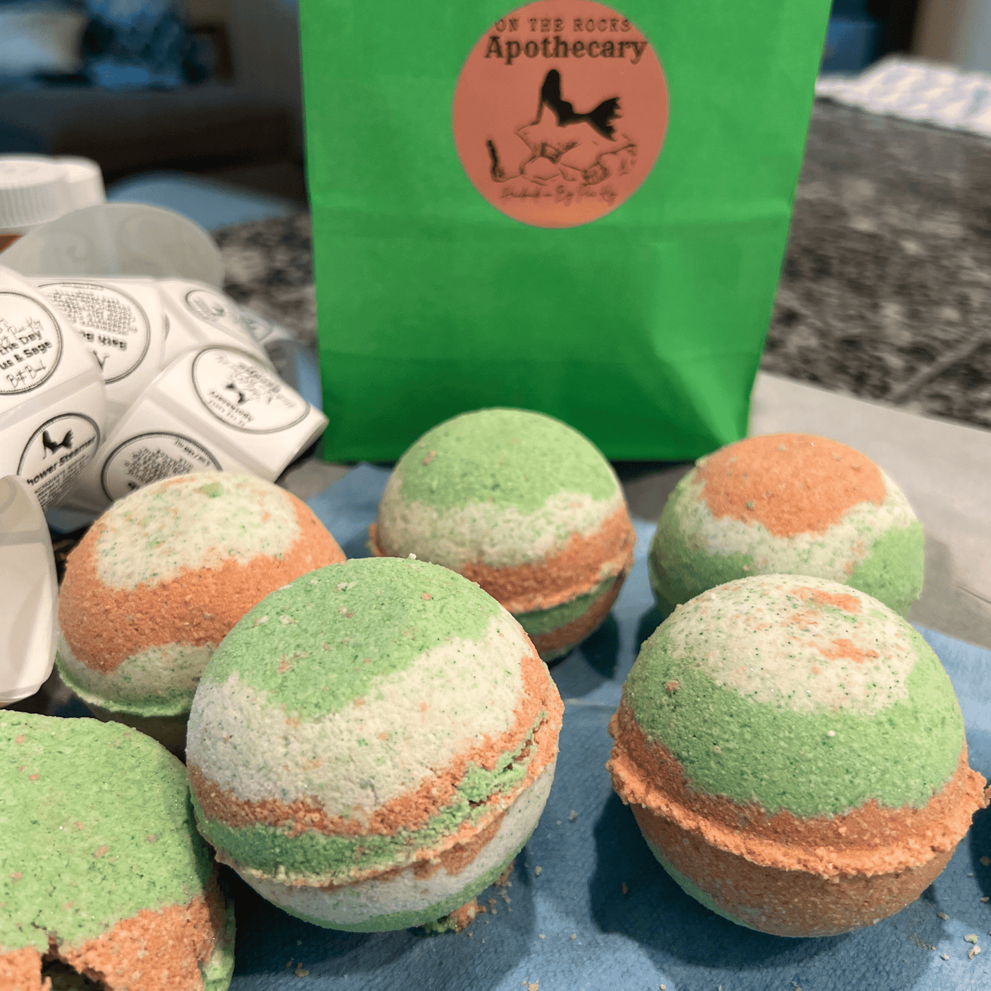 On The Rocks Apothecary bath bomb Bath Bombs & Shower Steamers Bath Bombs & Shower Steamers