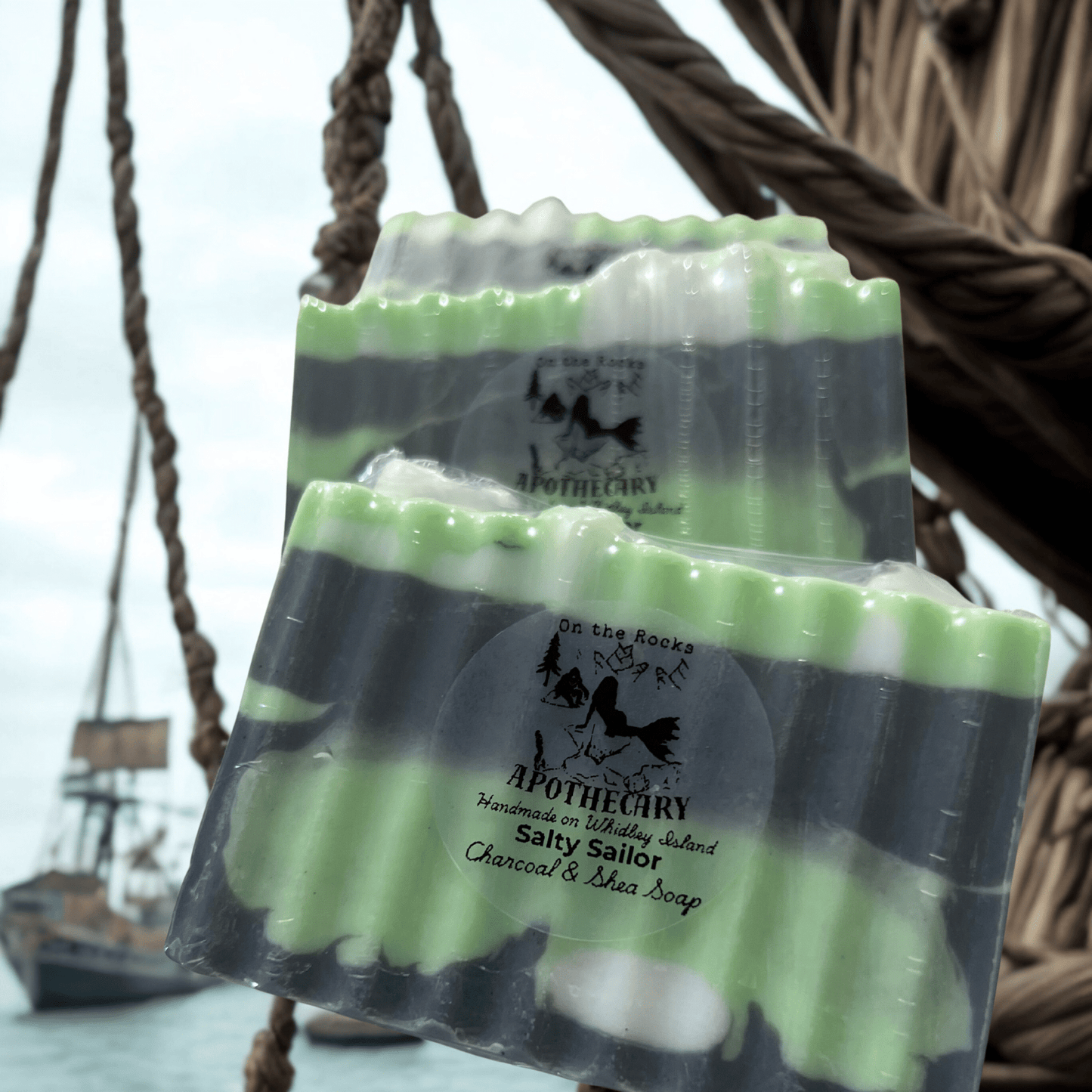 On The Rocks Apothecary Body Butter Salty Sailor / Half Loaf Soap - Hand Poured Artisanal Hand & Body Soap Soap - Hand Poured Artisanal Hand & Body Soap