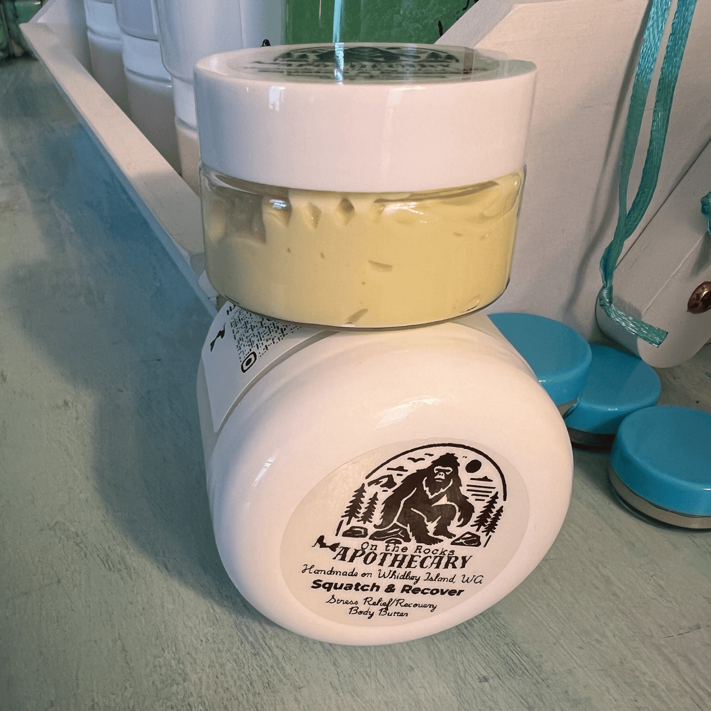 On The Rocks Apothecary Body Butter Squatch & Rescue Recovery Magnesium & Hemp Recovery Body Butter Squatch & Rescue Recovery Magnesium & Hemp Recovery Body Butter