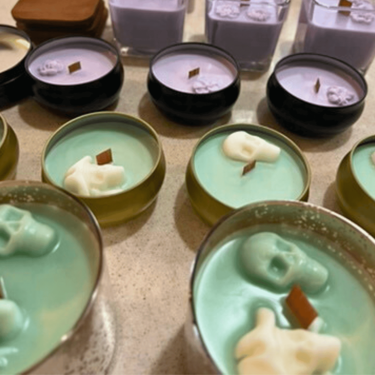 On The Rocks Apothecary candles 8oz Hand-poured Wood Wick Candles 8oz Hand-poured Wood Wick Candles