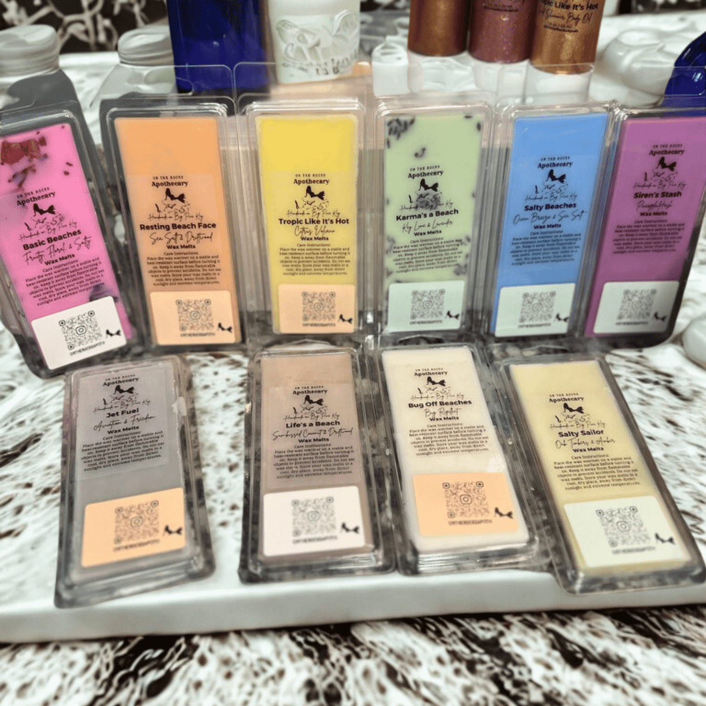 On The Rocks Apothecary candles Aromatherapy Soy Wax Melts Aromatherapy Soy Wax Melts