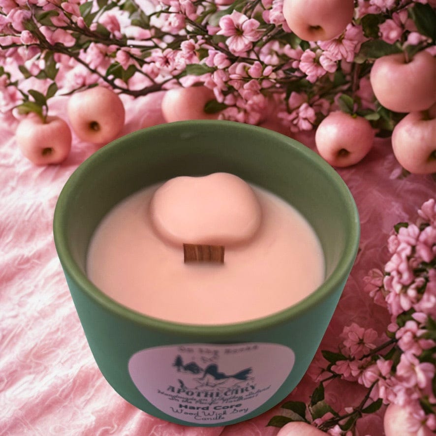 On The Rocks Apothecary candles Hard Core 8oz Hand-poured Wood Wick Candles 8oz Hand-poured Wood Wick Candles