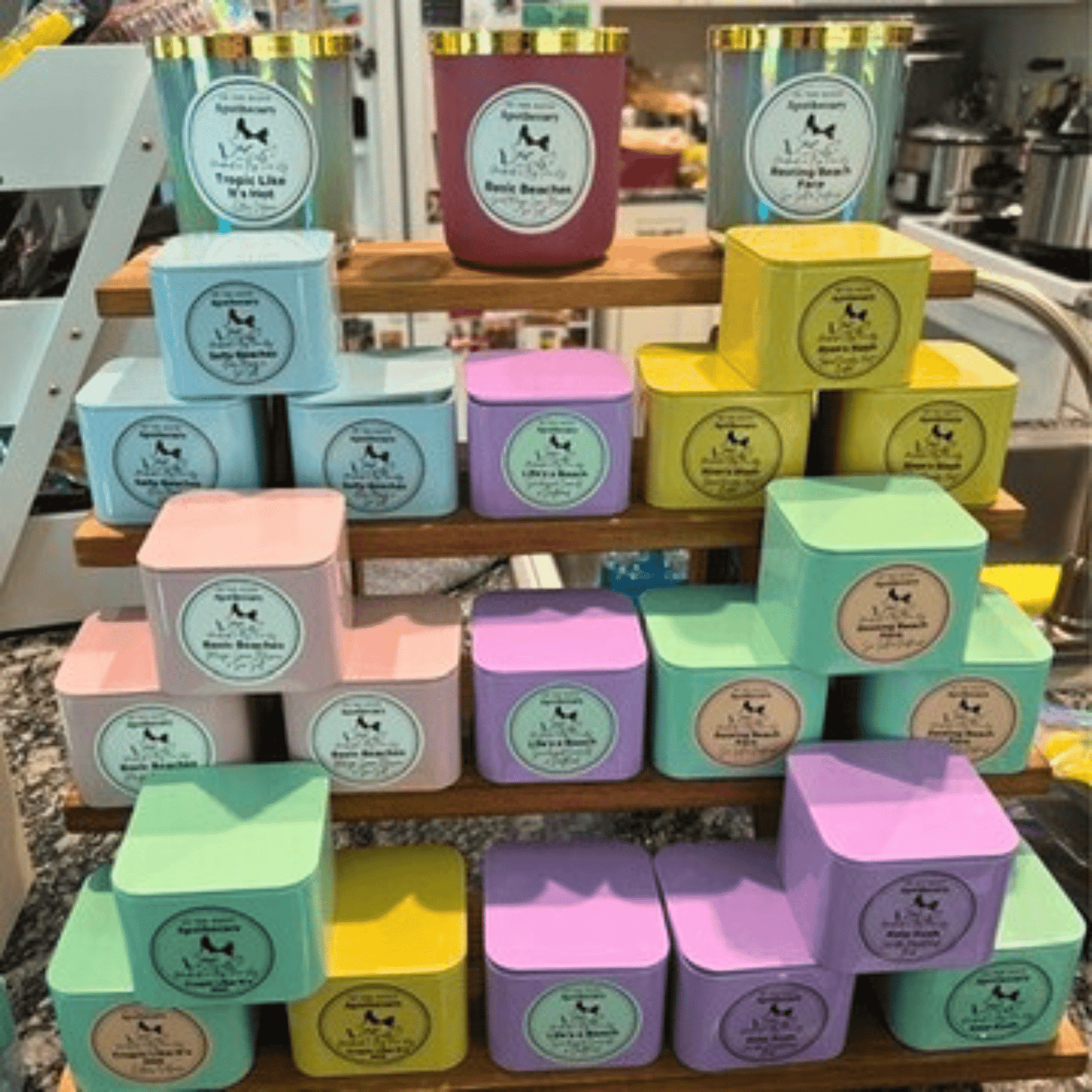 On The Rocks Apothecary candles Maker's Choice - A Surprise to you 8oz Hand-poured Wood Wick Candles 8oz Hand-poured Wood Wick Candles