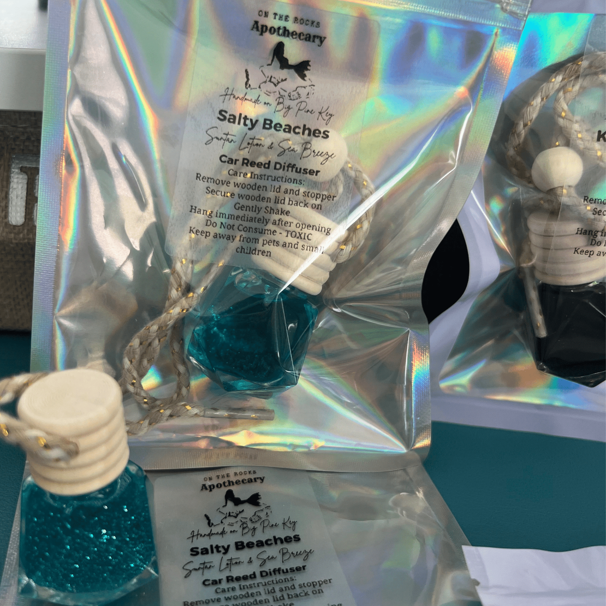 On The Rocks Apothecary Freshie Car Reed Diffusers Car Reed Diffusers