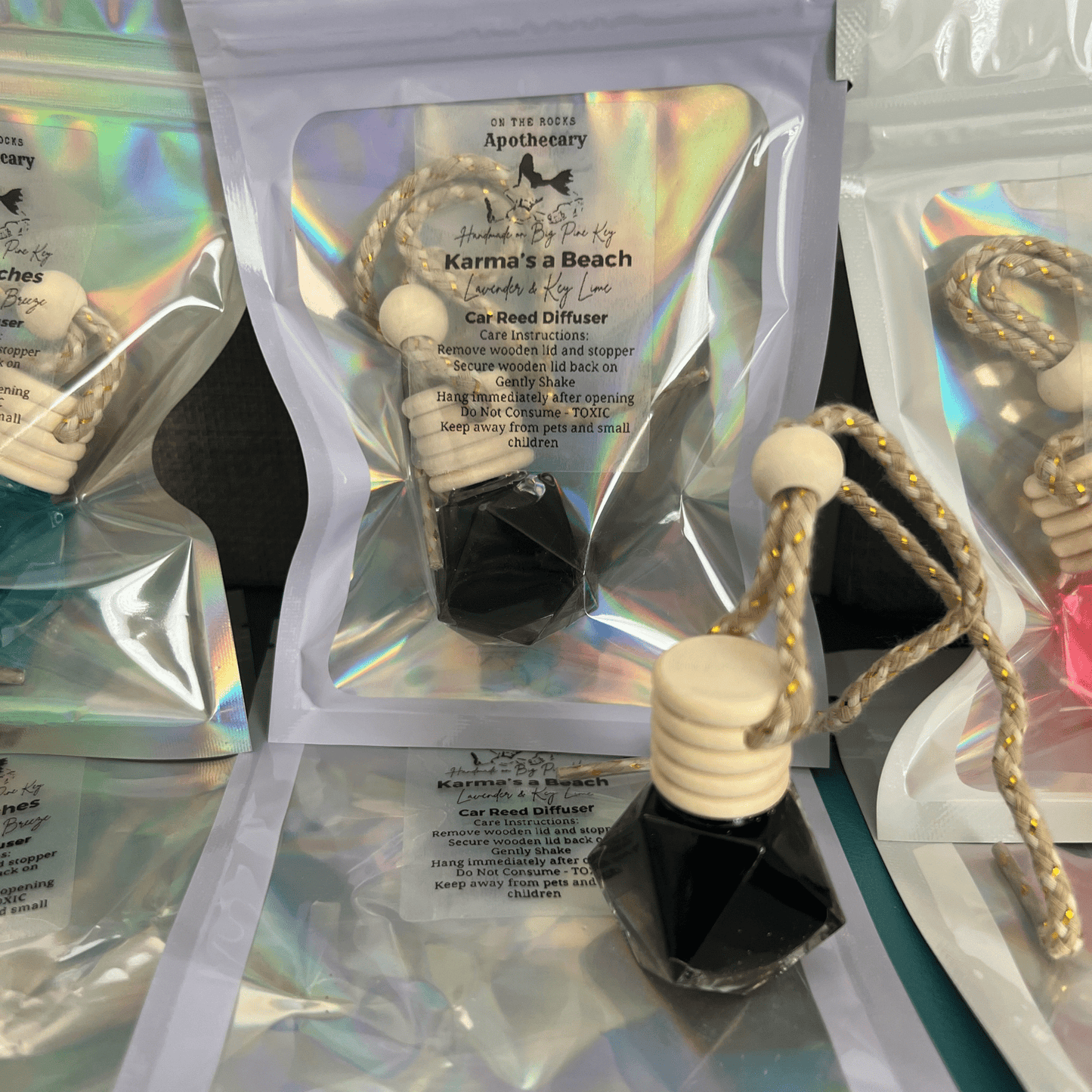 On The Rocks Apothecary Freshie Car Reed Diffusers Car Reed Diffusers