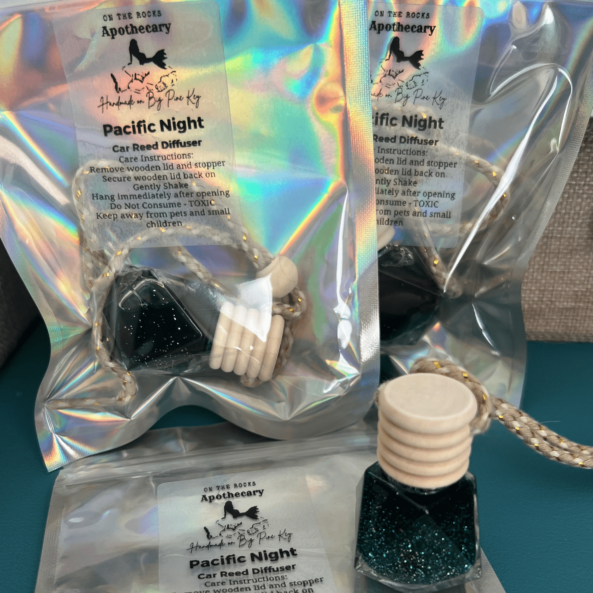 On The Rocks Apothecary Freshie Car Reed Diffusers Car Reed Diffusers