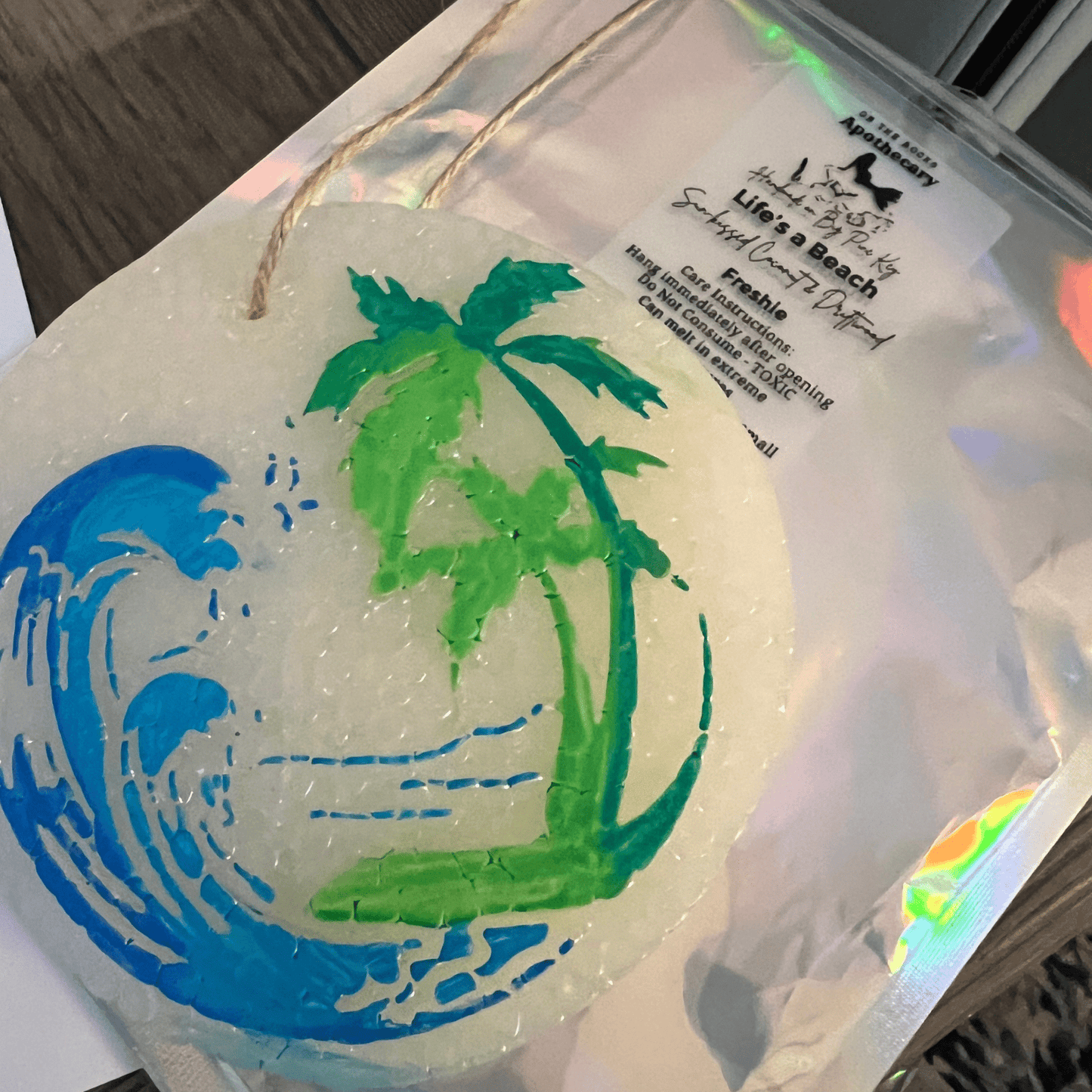 On The Rocks Apothecary Freshie Life’s a Beach / Beach scene Freshies - Car/Closet Air Fresheners Freshies - Car/Closet Air Fresheners