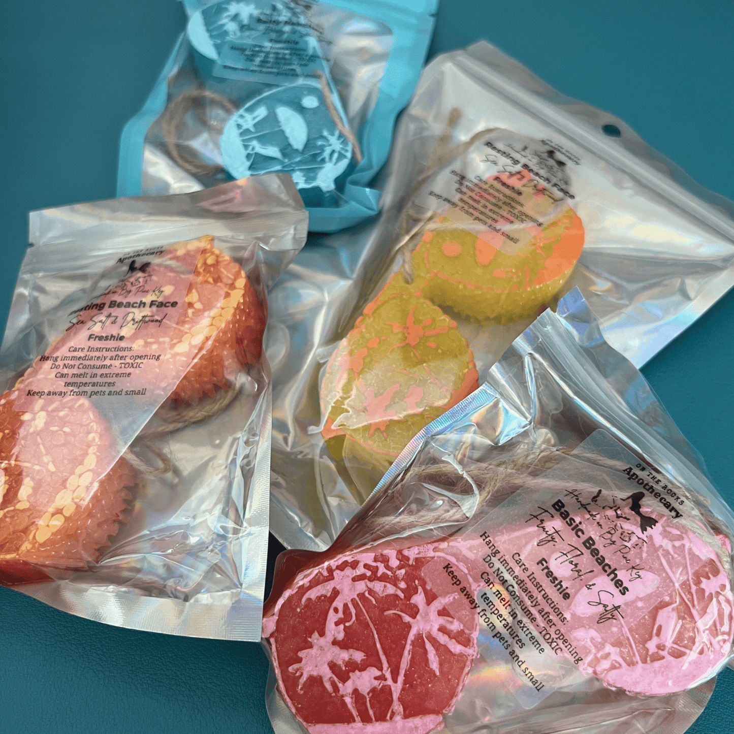 On The Rocks Apothecary Freshie Salty Beaches / Sunglasses Freshies - Car/Closet Air Fresheners Freshies - Car/Closet Air Fresheners