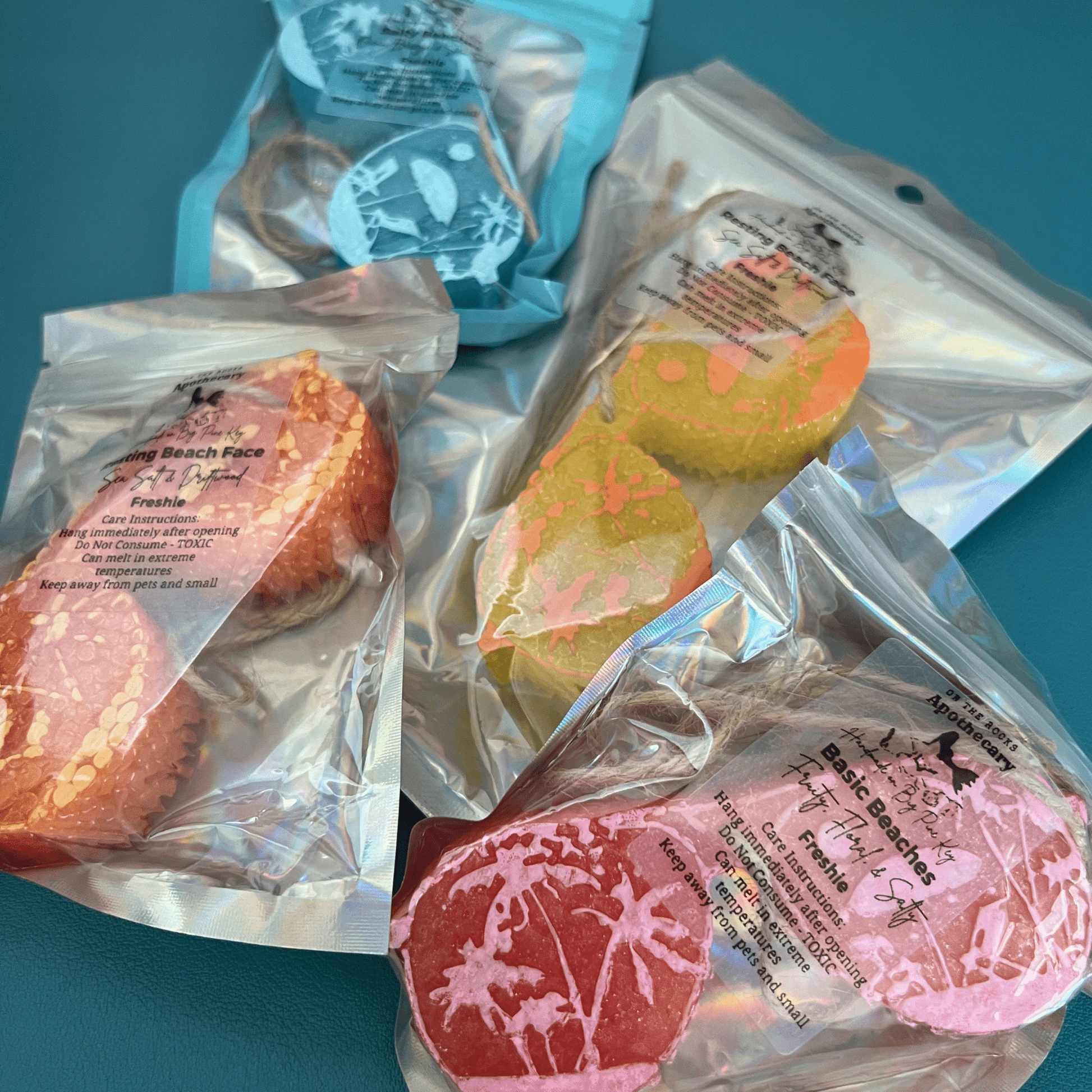 On The Rocks Apothecary Freshie Salty Beaches / Sunglasses Freshies - Car/Closet Air Fresheners Freshies - Car/Closet Air Fresheners