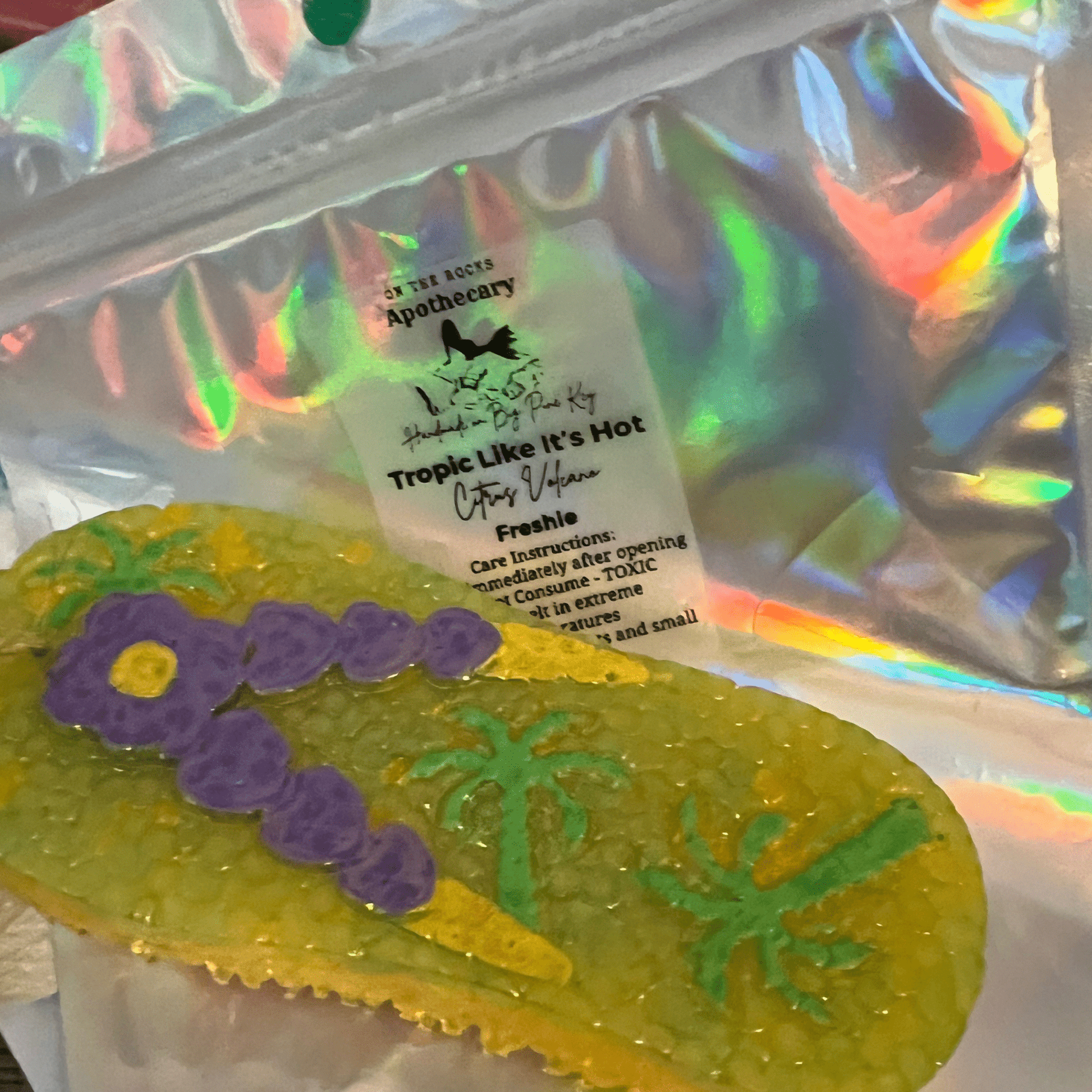 On The Rocks Apothecary Freshie Tropic Like It’s Hot / Flip Flop Freshies - Car/Closet Air Fresheners Freshies - Car/Closet Air Fresheners