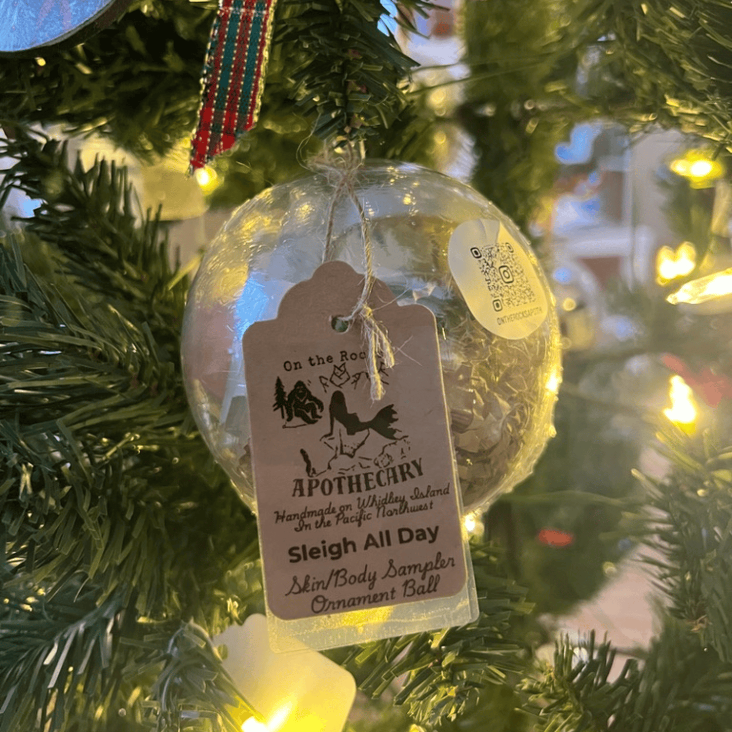 On The Rocks Apothecary Lotion Holiday Sampler Ornament Balls Holiday Sampler Ornament Balls