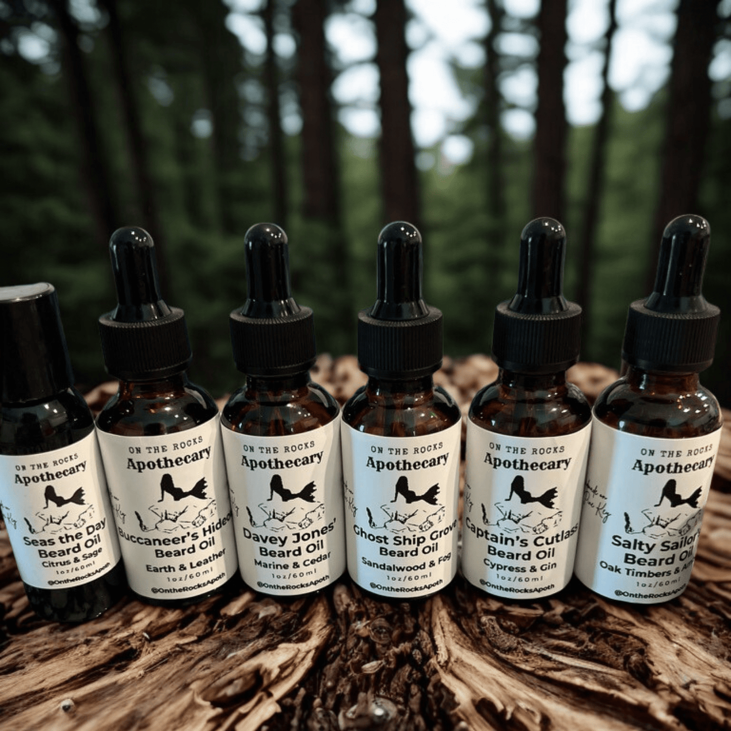On The Rocks Apothecary Men Handcrafted Beard Oil Handcrafted Beard Oil