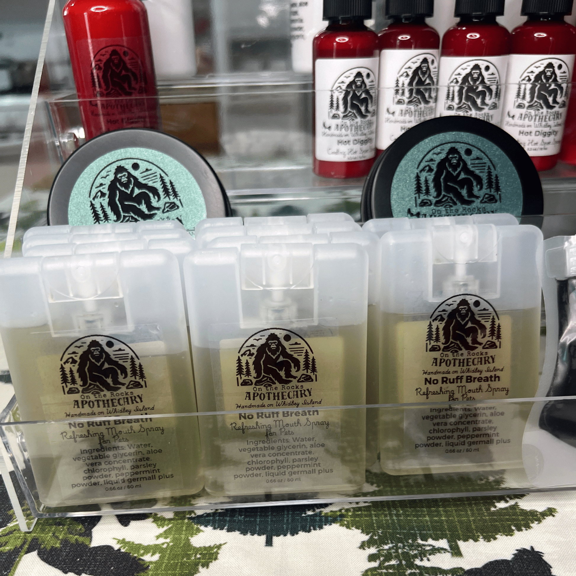 On The Rocks Apothecary Pet Grooming No Ruff Breath - Mouth Refresh Spray No Ruff Breath - Mouth Refresh Spray