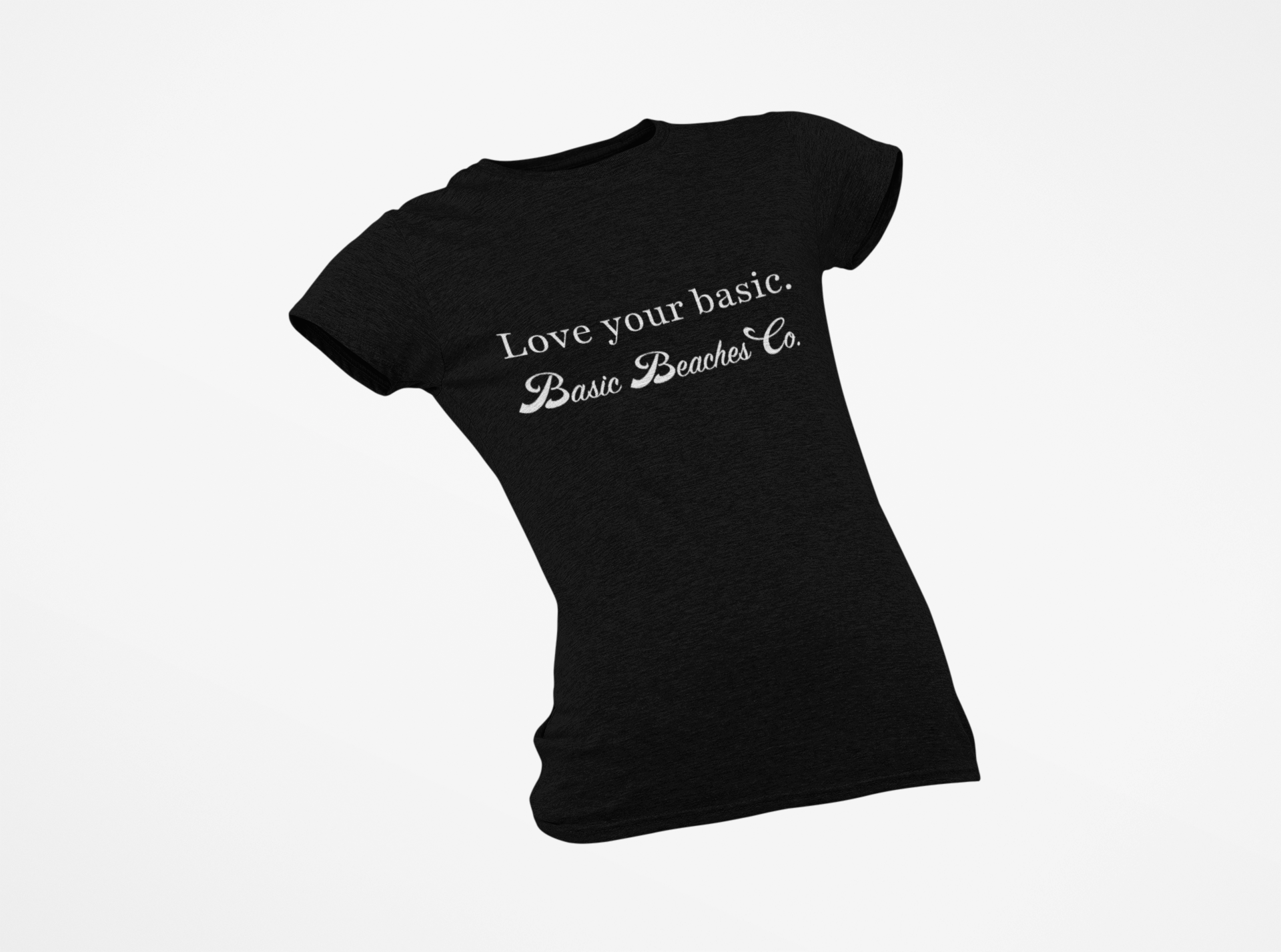 Printify T-Shirt Love Your Basic T-Shirt - Inspirational Beach Tee, Self-Love Shirt, Comfy Everyday Fit Love Your Basic T-Shirt - Inspirational Beach Tee, Self-Love Shirt, Comfy Everyday Fit
