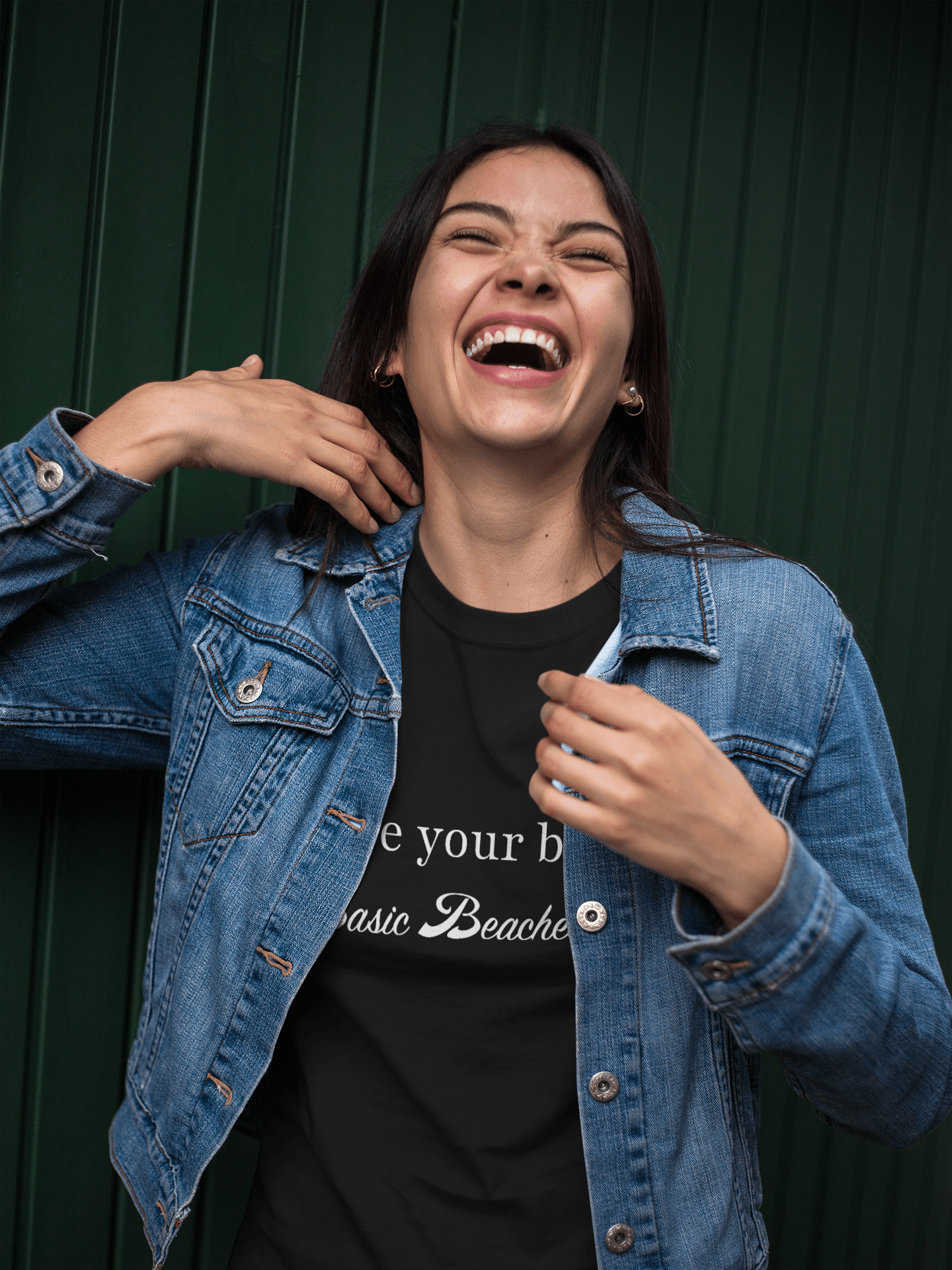 Printify T-Shirt Love Your Basic T-Shirt - Inspirational Beach Tee, Self-Love Shirt, Comfy Everyday Fit Love Your Basic T-Shirt - Inspirational Beach Tee, Self-Love Shirt, Comfy Everyday Fit