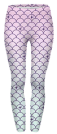 ReelSkinz Leggings Mermaid Leggings - Pink Mermaid Leggings - Pink