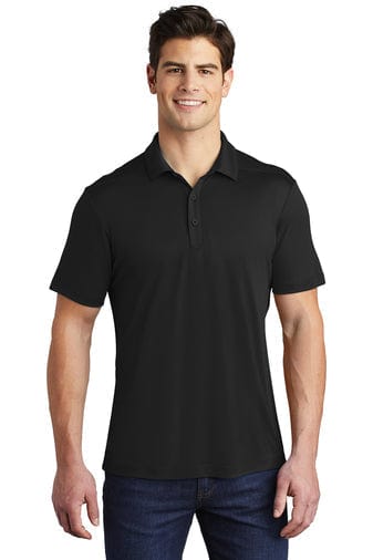 ReelSkinz S / Black Mens SPF Pro Polo Shirt Mens SPF Pro Polo Shirt